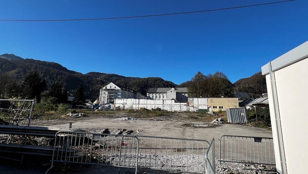 Das Areal vorm Baustart
