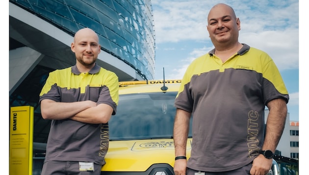 Matthias Krumpholz (l.) und Jordan Simeonovic (r.) haben sich bei der heimischen Qualifikation gegen Teams aus anderen Bundesländern durchgesetzt. 