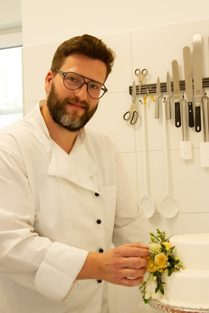 Johannes Harrer bei der Arbeit