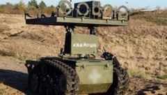 Der Krampus-Roboter ohne seine Bewaffnung: vier RPV-16-Aerosolbombenwerfer