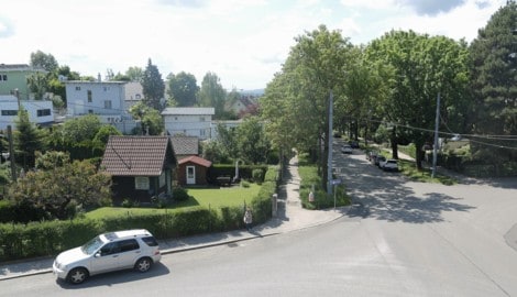 Viel Grün, aber auch viel Verunsicherung – das Grätezl an der Ameisbachzeile. (Bild: Bartel Gerhard)