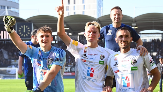 Nik Polster, Erik Kozjek und Markus Pink.
