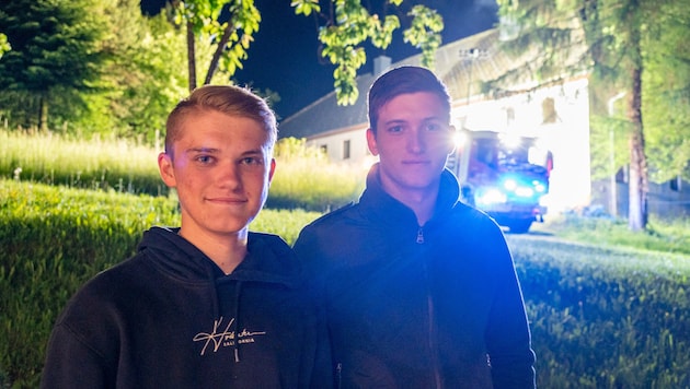 Jakob Hebesberger (l.) und Paul Ganzenhuber