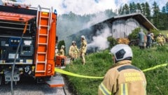 Mehr als 50 Feuerwehrleute rückten an.