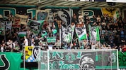 Die Ried-Fans dürfen heute offiziell den Rasen stürmen und damit zertrampeln. (Bild: Pressefoto Scharinger/Daniel Scharinger)
