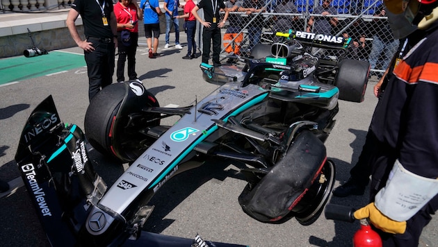 Andrea Kimi Antonelli crashte seinen Boliden im Q1.