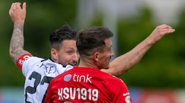 Bregenz-Kapitän Sebastian Dirnberger traf erst ins gegnerische, dann ins eigene Tor.