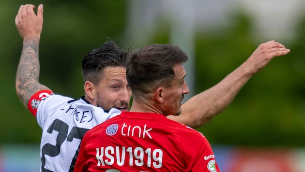 Bregenz-Kapitän Sebastian Dirnberger traf erst ins gegnerische, dann ins eigene Tor.