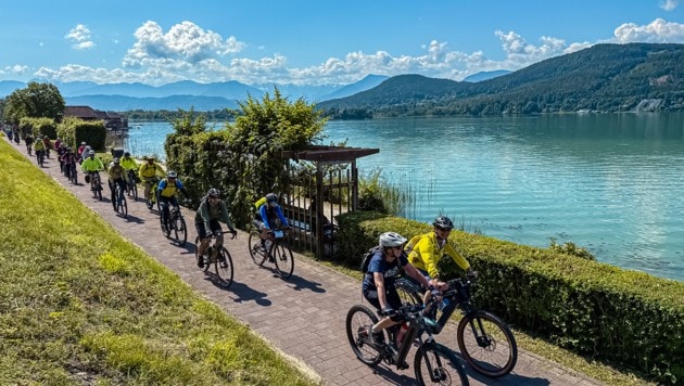 Radeln am Wörthersee ist immer ein Erlebnis – besonders bei Velovista. (Bild: Wallner Hannes)