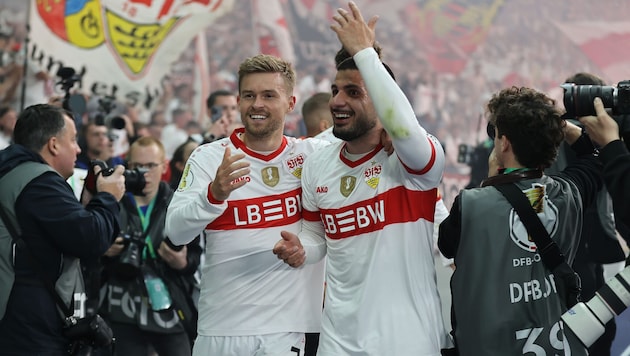 Jubel bei den Stuttgartern