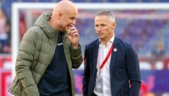 Die Salzburg-Bosse Rouven SChröder (li.) und Stephan Reiter