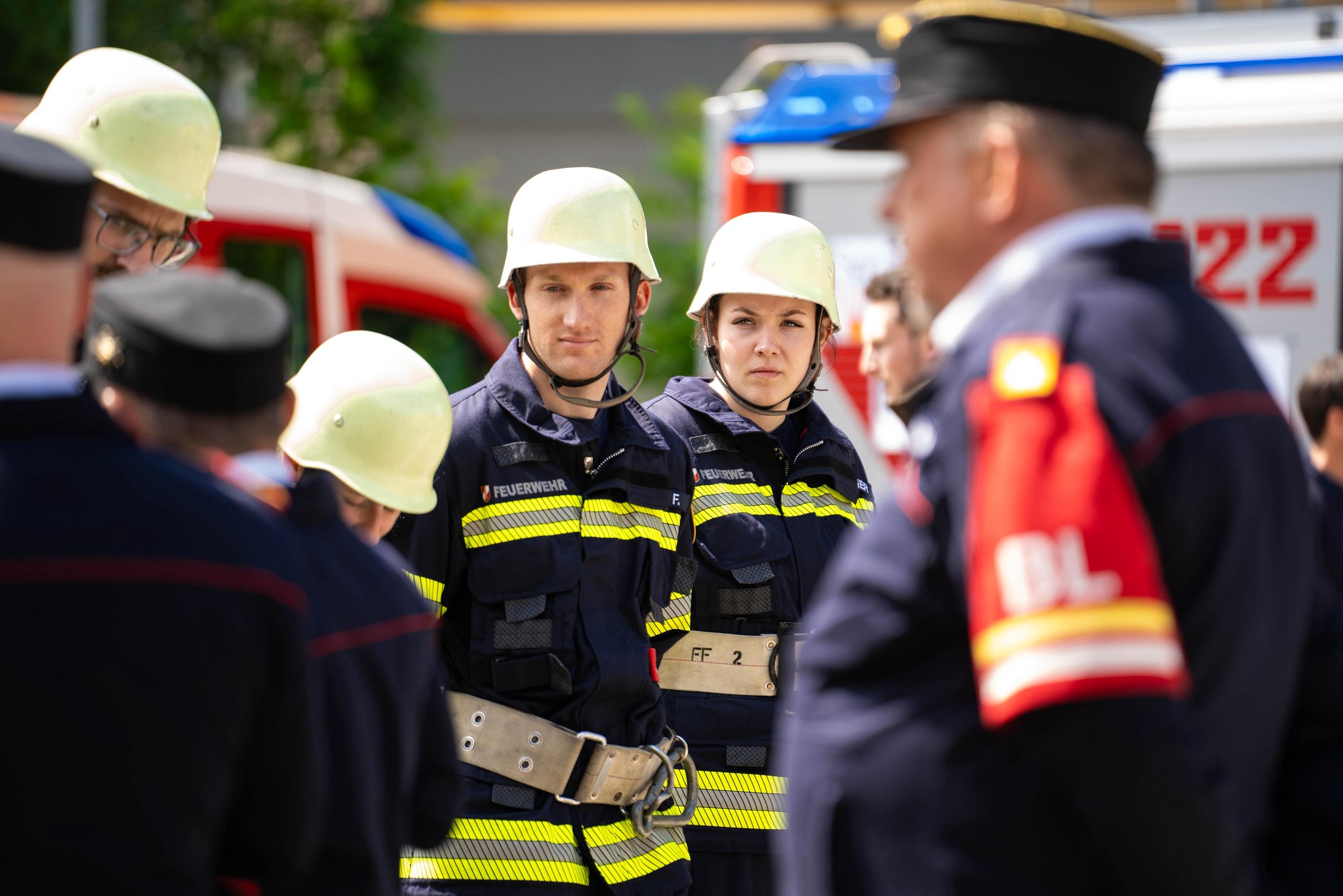 Wer Hirn hat, schützt es: Kein Einsatz ohne Helm, kein Bewerb ohne Helm. (Bild: ÖA Team Klagenfurt) Wer Hirn hat, schützt es: Kein Einsatz ohne Helm, kein Bewerb ohne Helm. (Bild: ÖA Team Klagenfurt)