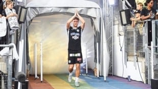 Stürmer William Böving wird sich wohl aus Graz verabschieden. (Bild: APA/ERWIN SCHERIAU / APA / picturedesk.com)