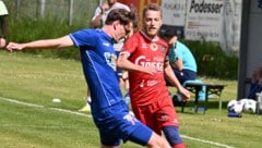 Ben Brandstätter (li.) und der FC Lurnfeld unterlagen dem SV Rapid Lienz
