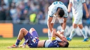 Frust pur bei Kapitän Manfred Fischer nach dem 2:2. (Bild: APA/GEORG HOCHMUTH / APA / picturedesk.com)