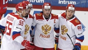 Russlands Eishockey-Team wird bei den Olympischen Spielen nicht antreten. (Bild: AFP/JUSSI NUKARI)
