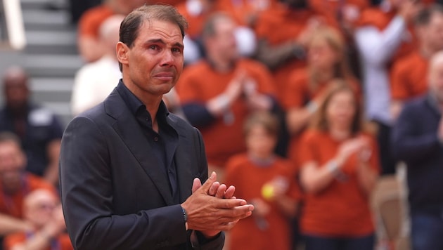 Tränen bei Rafael Nadal
