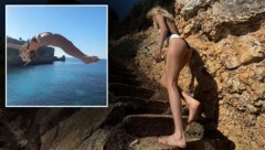 Anna Gasser genießt die Sonne in Mallorca.
