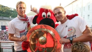 Marc Janko (li.) und Alexander Zickler (Bild: Tröster Andreas)