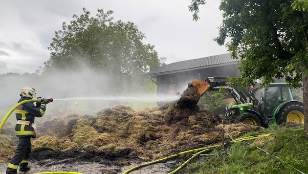 Im Einsatz standen die Feuerwehren Angerberg, Angath, Kirchbichl, Mariastein und Wörgl