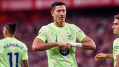 Robert Lewandowski traf doppelt.