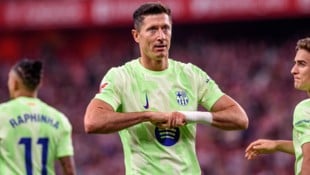 Robert Lewandowski traf doppelt.