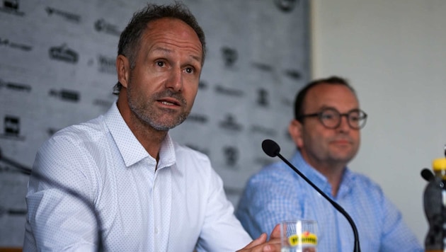 Sportdirektor Roland Kirchler (l.) hat die Altacher verlassen – wen zaubern Geschäftsführer ...