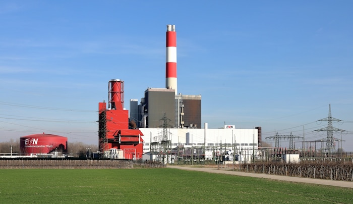 Das Wärmekraftwerk Theiß in Gedersdorf