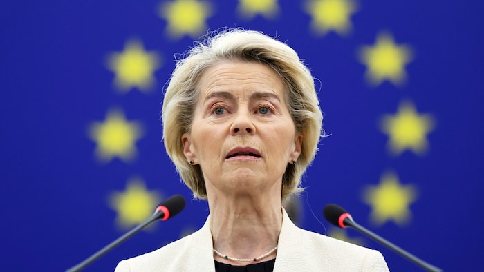 In dem Flieger saß EU-Kommissionspräsidentin Ursula von der Leyen.