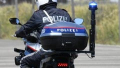 Eine Motorradstreife der Landesverkehrsabteilung war im Einsatz