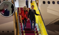 Die Bilder des Ehepaares Macron verbreiten sich wie ein Lauffeuer und sorgen für wilde ...