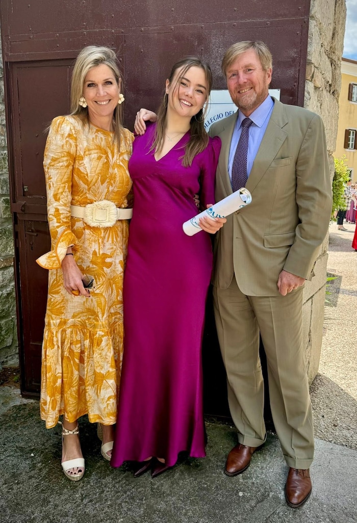 Glückliche Eltern: Königin Máxima und König Willem-Alexander sind sichtlich stolz auf den Erfolg ihrer Tochter.