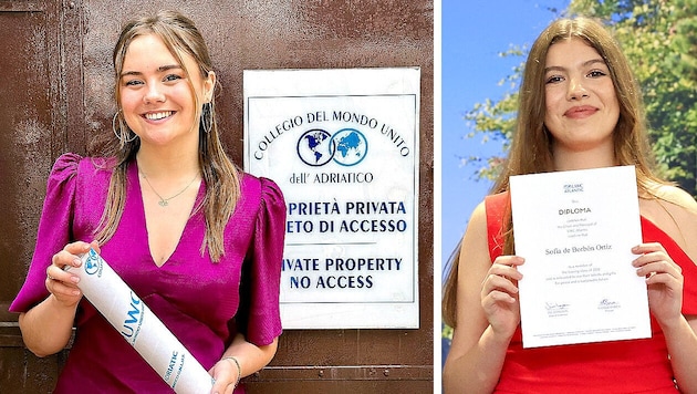 Glückwunsch! Prinzessin Ariane und Prinzessin Sofía halten stolz ihre Diplome in den Händen – ein wohlverdienter Moment nach harter Arbeit!
