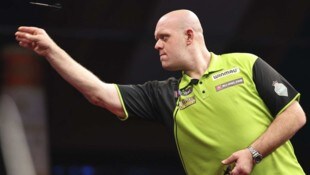 Darts-Topstar Michael van Gerwen scheitert bereits in der ersten Runde.