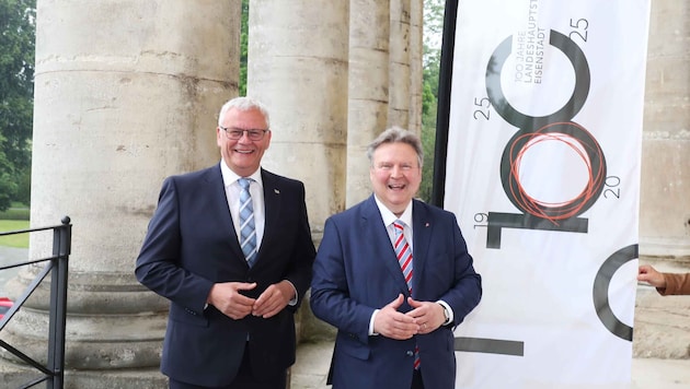 Steiner mit Städtebund-Präsident Michael Ludwig.