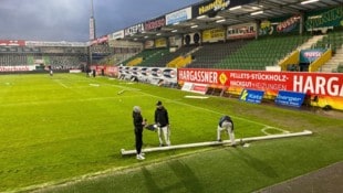 Das war einmal ein Fußball-Tor. (Bild: Leblhuber Georg)