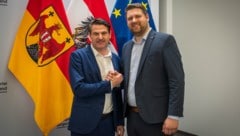 Parteichef Christoph Zarits begrüßte Stefan Rath erst vor einem Jahr als Landesgeschäftsführer.