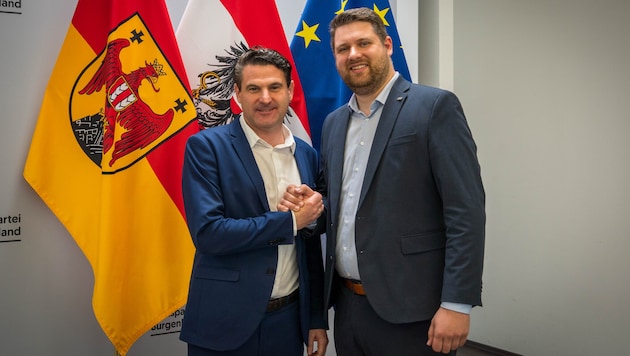 ÖVP-Duo: Landesparteichef Christoph Zarits und Landesgeschäftsführer Stefan Rath.