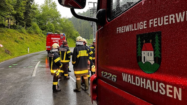 In der Kurve der Langenbachstraße bei Waldhausen war der schlimme Unfall passiert.
