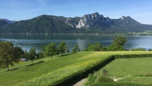 Dieser Ausblick kostet: Im idyllischen Innerschwand am Mondsee wechselte ein Anwesen um 5,09 Millionen Euro den Besitzer. (Bild: Christian Kitzmüller)