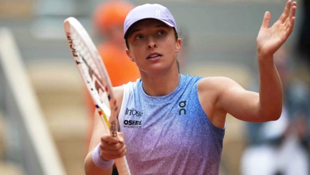 Iga Swiatek (Bild: AFP/DIMITAR DILKOFF)