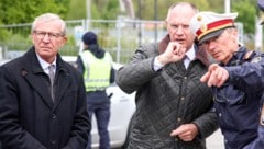 Die Konferenz der Landeshauptleute im Krallerhof wird der letzte große Gipfel für Landeshauptmann Wilfried Haslauer (li.). Innenminister Gerhard Karner (M.) wird nicht extra anreisen. (Bild: Tröster Andreas)