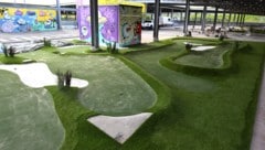 Die Golfspieler dürfen sich auf einen Kunstrasen in Top-Qualität freuen.
