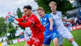 Am Ende ist die Mühe für die Sturm-Kicker umsonst gewesen, der FAC hat am Grünen Tisch gewonnen … (Bild: GEPA)