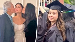 „Stolze Eltern“: Michael Douglas und Catherine Zeta-Jones feiern Abschluss von Tochter Carys