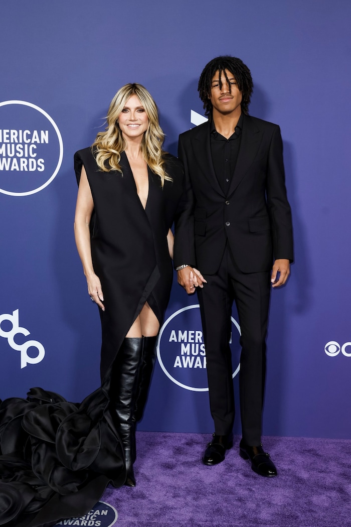 Heidi Klum brachte ihren Sohn Henry Samuel mit.