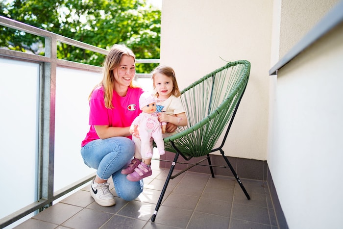 Endlich haben die zwei ausreichend Platz für ein Familienleben.