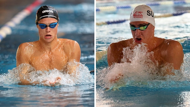 Luca Karl will im Freiwasser zur WM, Luka Mladenovic im Becken.