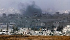 Mittlerweile sind rund 80 Prozent des Territoriums des Gazastreifens Militärgebiete. (Bild: AFP/JACK GUEZ)
