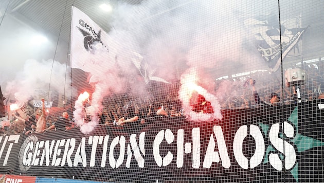 Das Spiel gegen Rapid hat für zwei Sturm-Fans ein gerichtliches Nachspiel.